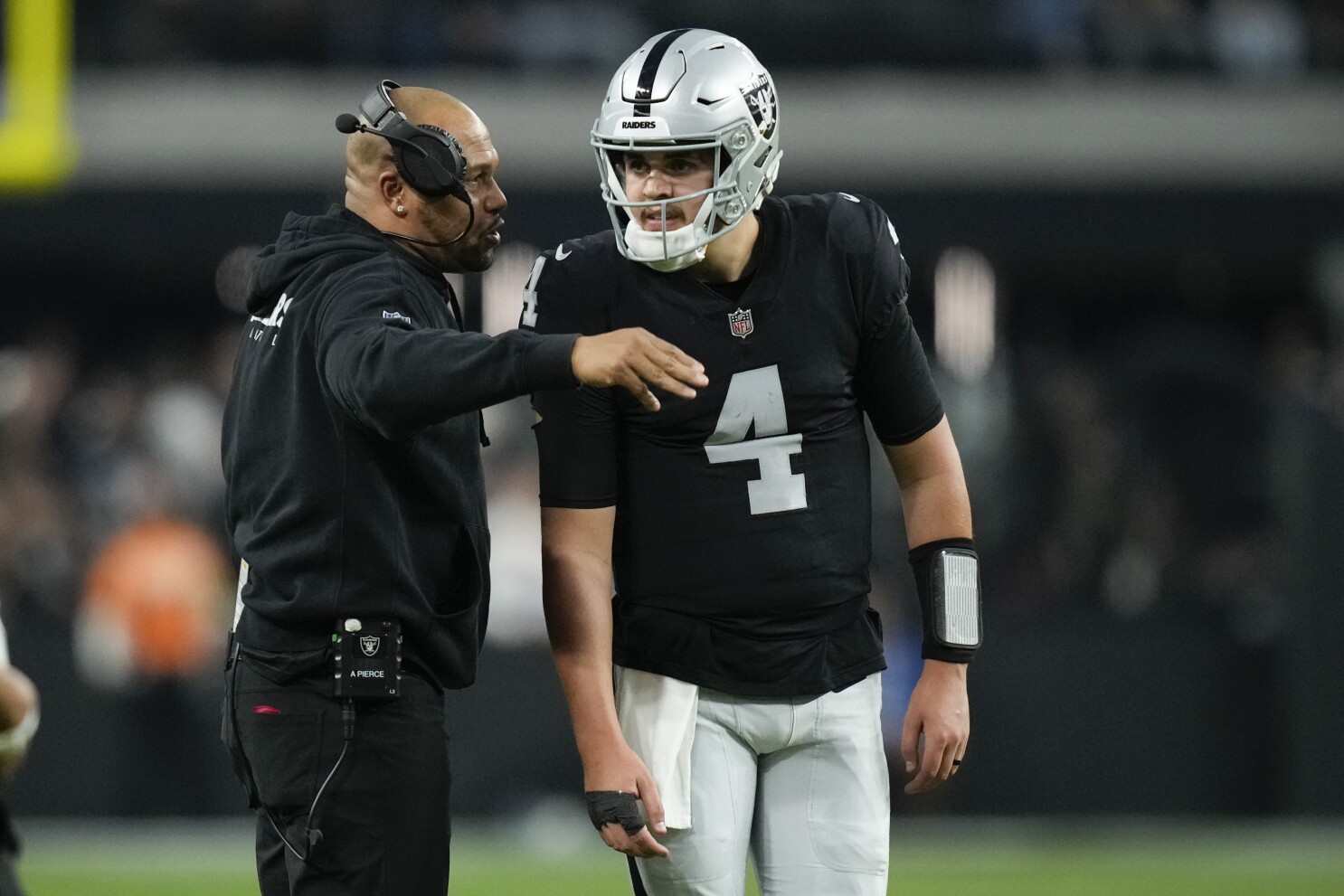 O Connell White and pass rush lead Raiders to 27 14 win over